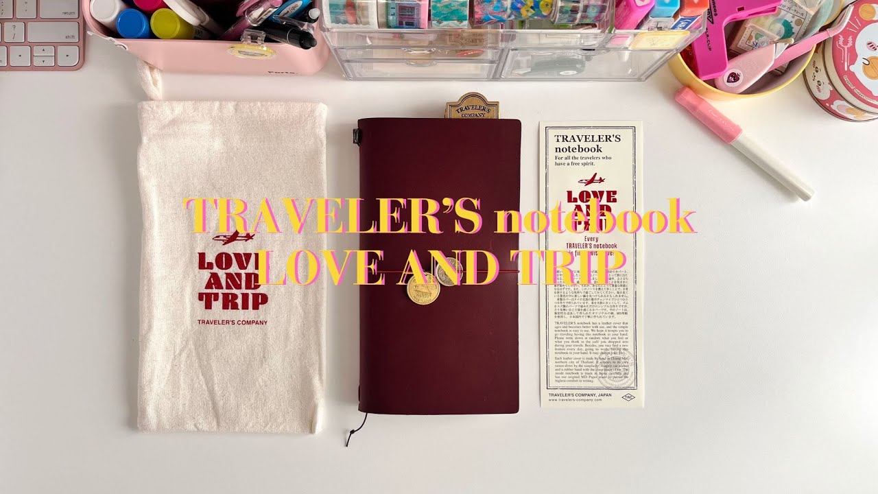 let’s unbox my 2025 TRAVELER’S notebook LOVE AND TRIP 🫧