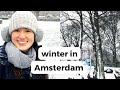 WINTER IN AMSTERDAM | SNOW, MARKETS, TOO GOOD TO GO UNBOXING | VLOG 2021