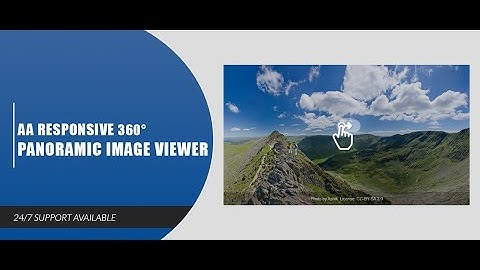 JOOMLA MODULE : AA RESPONSIVE  FLAT 360° PANORAMIC IMAGE VIEWER