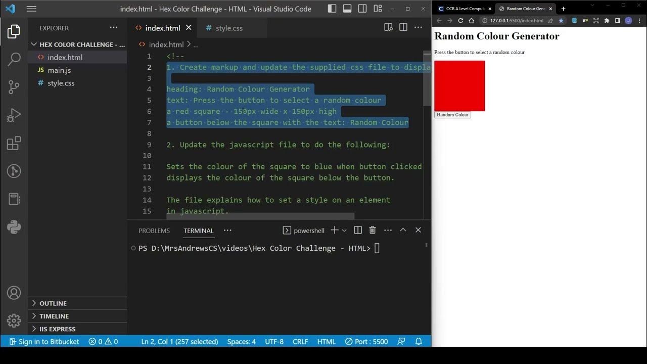 Converting pseudo code to HTML, CSS and JavaScript - Part 2 - Basic ...