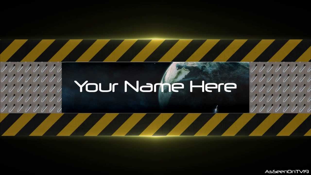 FREE Download: Youtube 1 channel banner template pack ...