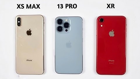 iPhone XR Vs iPhone XS Max Vs iPhone 13 Pro | SPEED TEST (2023)