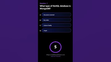 What type of NoSQL database is MongoDB
