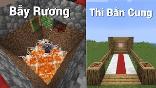 Hướng Dẫn Cách Làm 6 Loại Bẫy Nguy hiểm Nhưng Cực Đơn Giản Trong Minecraft