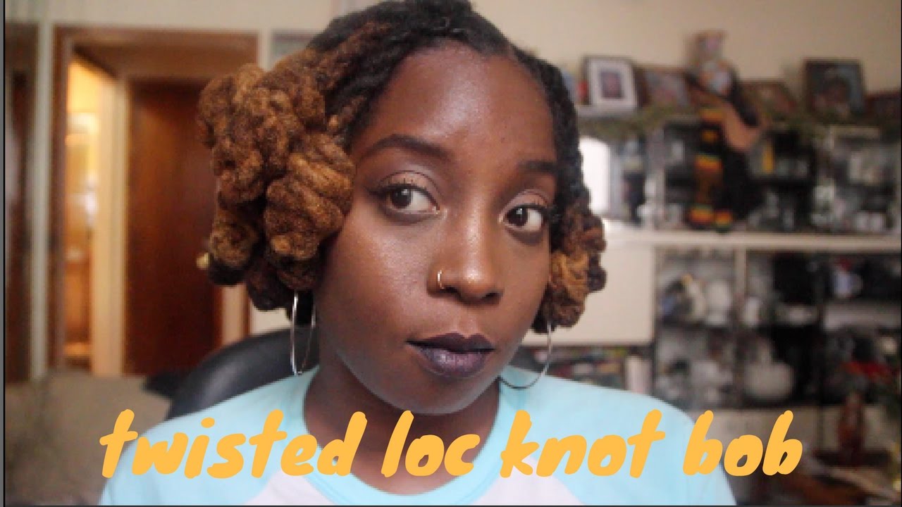 3 N 1loc Style Twisted Loc Knot Bob I Essenceofshay Youtube