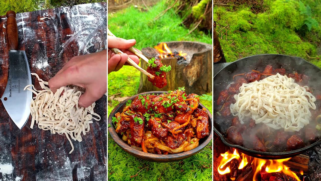 Forest Takeaway ASMR style🙌🔥 Forest Kitchen