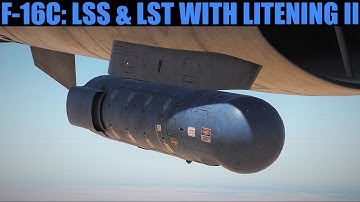 F-16C Viper: TPOD TGP LSS & LST Laser Spotting & Track Tutorial | DCS WORLD