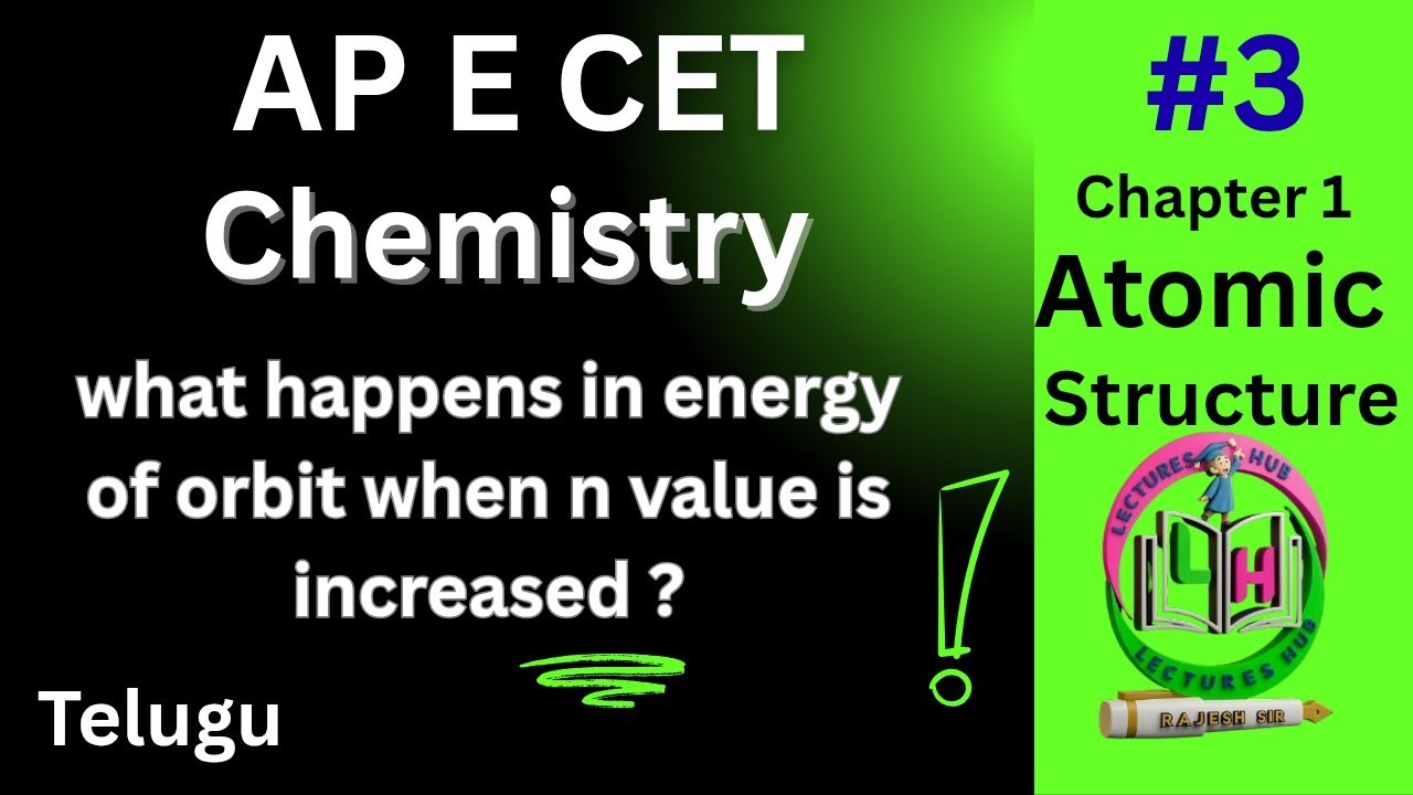 Angular momentum of electron #ATOMIC STRUCTURE #AP CET #ALL COMPETITIVE EAPCET 