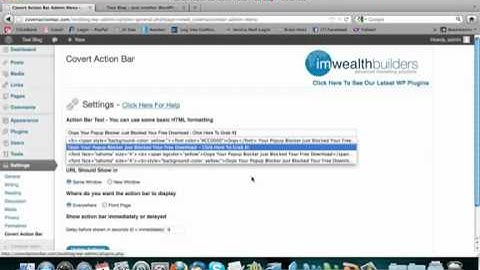Convert Action BAr -  Force Your Blog Visitors To Click On Any Link You Want