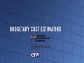 Budgetary cost estimating  estimating for gccms workshop 1