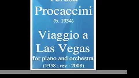 Teresa Procaccini (b. 1934) : Viaggio a Las Vegas,...