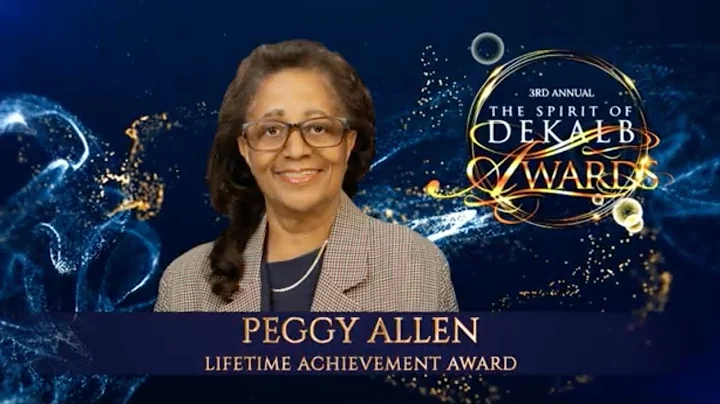 3rd Annual Spirit of DeKalb Awards Gala: Peggy Allen - Lifetime Achievement Award
