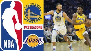 Warriors Vs. Lakers Full Game 2nd-Qtr Oct 12, 2025  NBA  Preseason Today