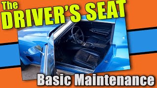 C3 Corvette Basic Maintenance  Driver's Seat