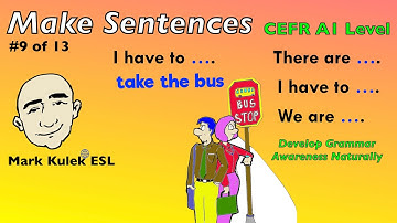 There are, I have to, We are - English grammar patterns | Learn English - Mark Kulek ESL