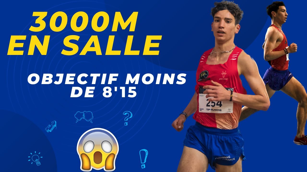 VLOG ATHLÉTISME - 3000M TEMPO RUN LEAGUE - MOINS DE 8min15 ? 😱