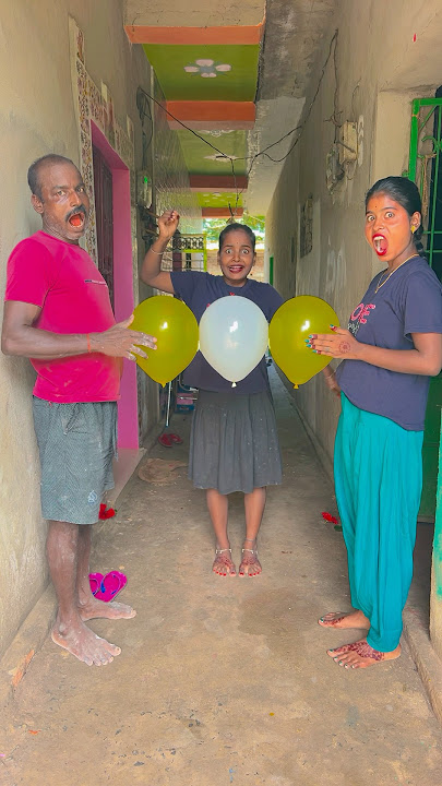 Daddy Solvs Siblings Balloon ￼problem🎈😍🎈#waitforlast #trending