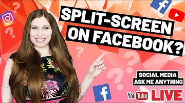 How To Do Split Screen On Facebook Live (Ask Me Anything)