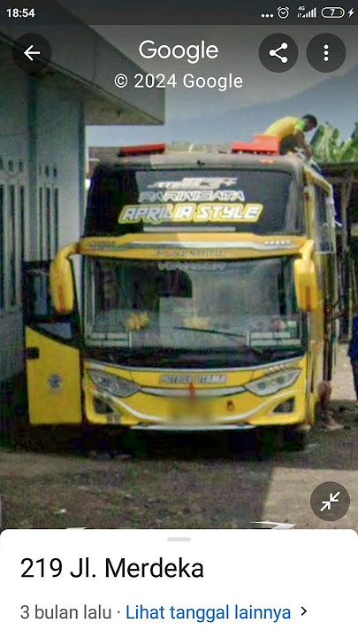 garasi bus putra utama aplirila style #busmania #automobile #basuri