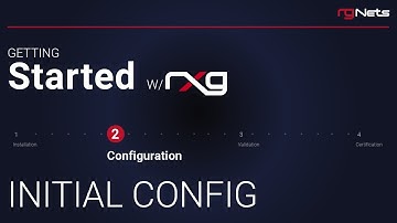 rXg Initial Configuration