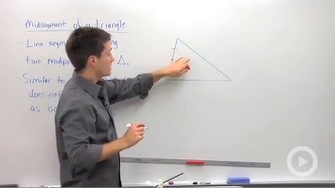 Constructing a Triangle Midsegment