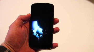 Ice Cream Sandwich start up sequence