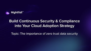 Zero Trust SaaS Data Security Webinar  - How Cloud DLP Enables Zero Trust Data Security (Part 4)