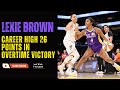 Lexie brown careerhigh highlights  26 points in sparks overtime win  60223  wnba hoops