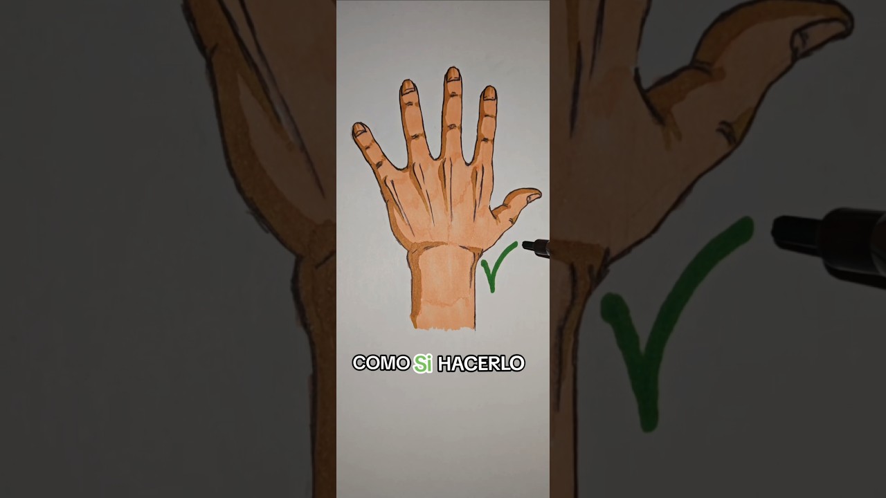 como DIBUJAR manos! #dibujo #aprendiendoadibujar #anime#tutorial #draw
