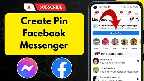 How to create pin on facebook messenger 2024 - Create pin facebook lite
