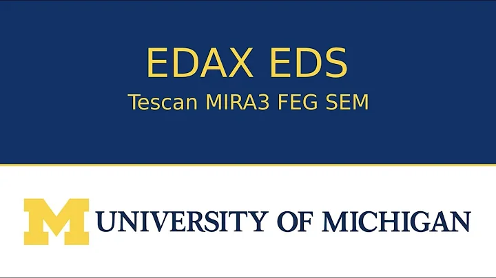 EDS analysis on Tescan SEM