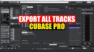Cubase Export All Tracks Separately At the Same Time [ Batch Export Stems Tutorial ]