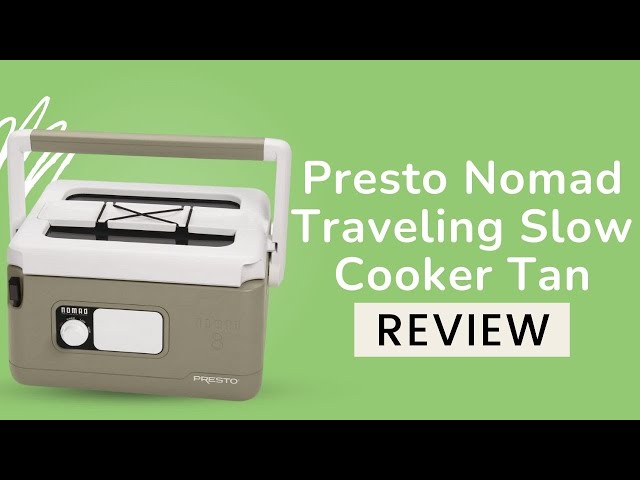 Presto® Nomad™ Traveling Slow Cooker - Product Info - Video - Presto®