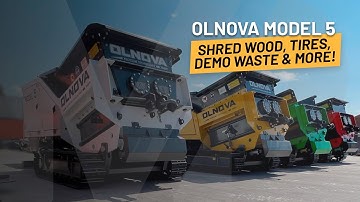 Shred almost anything & save $$$ on dump fees with the ultimate mobile shredder: The Olnova Model 5