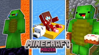 Best of Maizen Part 5😛 - Minecraft Parody Animation Mikey and JJ