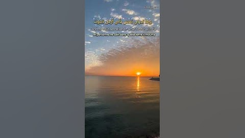 وما تدري نفس ماذا تكسب غدا وما تدري نفس باي ارض تموت ان الله عليم خبير #قرآن #اسلام_صبحي #سورة_لقمان