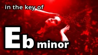 DEATH METAL Backing Track in Eb MINOR - Melodic death metal in E-flat minor!! chords
