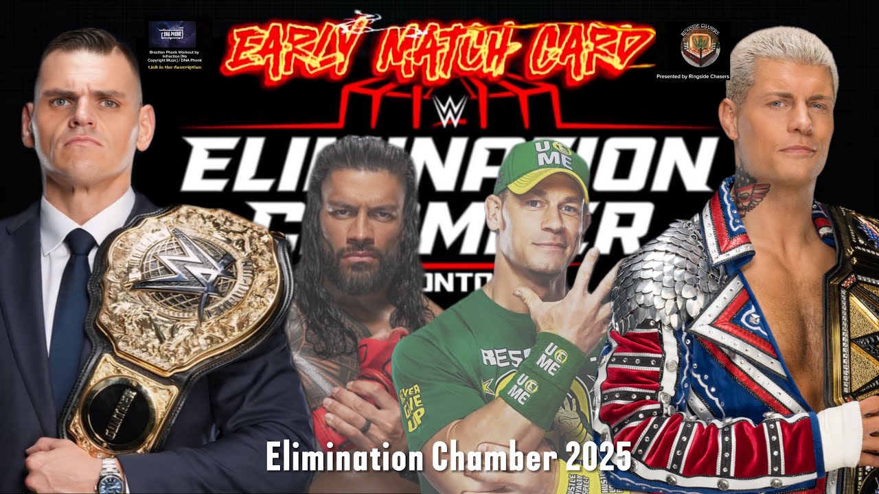 WWE Elimination Chamber 2025 (Early Match Card Predictions) - YouTube