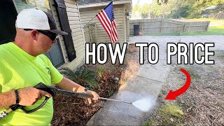 How To Price Pressure Washing Jobs If You’re Just Starting