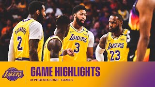 HIGHLIGHTS | Los Angeles Lakers at Phoenix Suns - Game 2