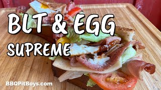 Bacon Lettuce Tomato Egg Supreme Sandwich