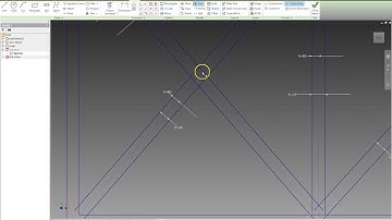 How to model a truss in Inventor