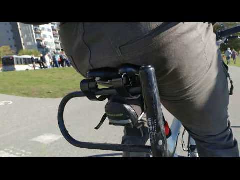 Easiest way to carry your bike lock on your bike seat - keep your bike safe!