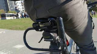 Easiest way to carry your bike lock on your bike seat - keep your bike safe!