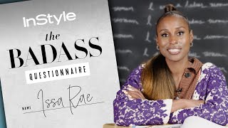 Issa Rae Reminisces Over 5 Seasons of Insecure | Badass Questionnaire | InStyle