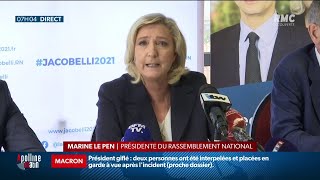 Macron giflé : Marine Le Pen dénonce une agression « inadmissible »