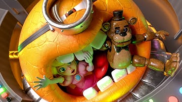 MEGA MINION EATING 2 & toystory, freddy´s, peach, shadow, jax SHREDDING CHARACTERS 🧨🧨🧨🧨