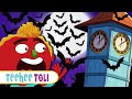 Hickory Dickory Dock भूतिया घडी + Spooky Scary Nursery Rhymes | Teehee Toli