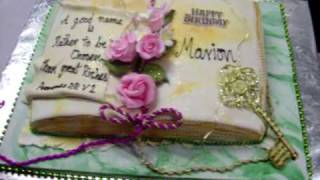Guru Chef Rohan Creates A Bible Book Cake