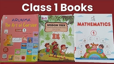 Class 1 Books, Private School And NCERT Books